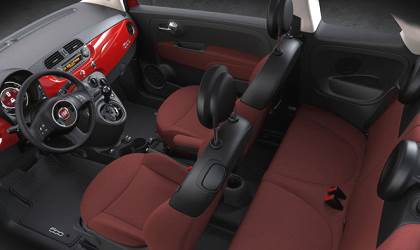 FIAT 500 2015 interior