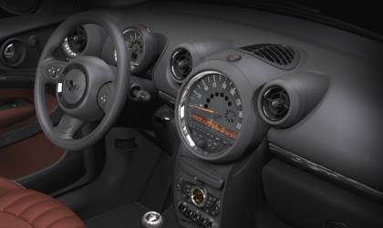 MINI Paceman 2016 dashboard