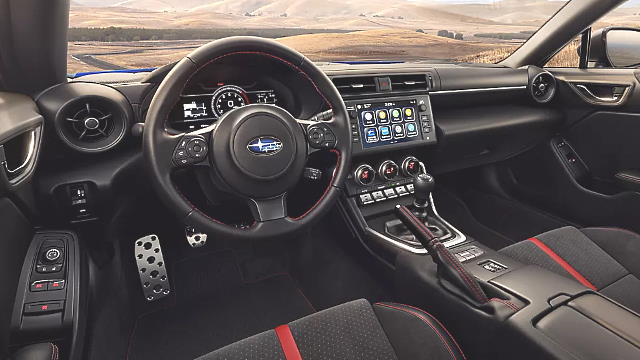 Subaru BRZ 2023 dashboard